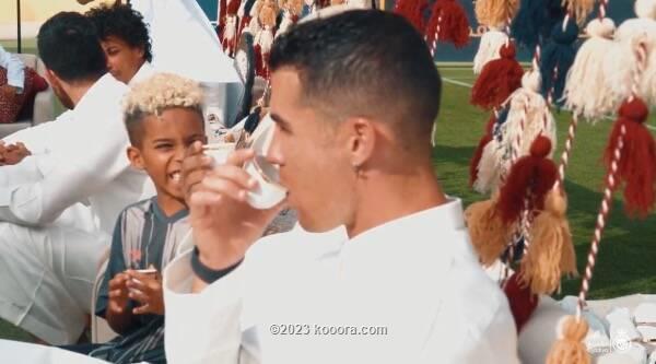 رونالدو در رقص شمشیر (+عکس)